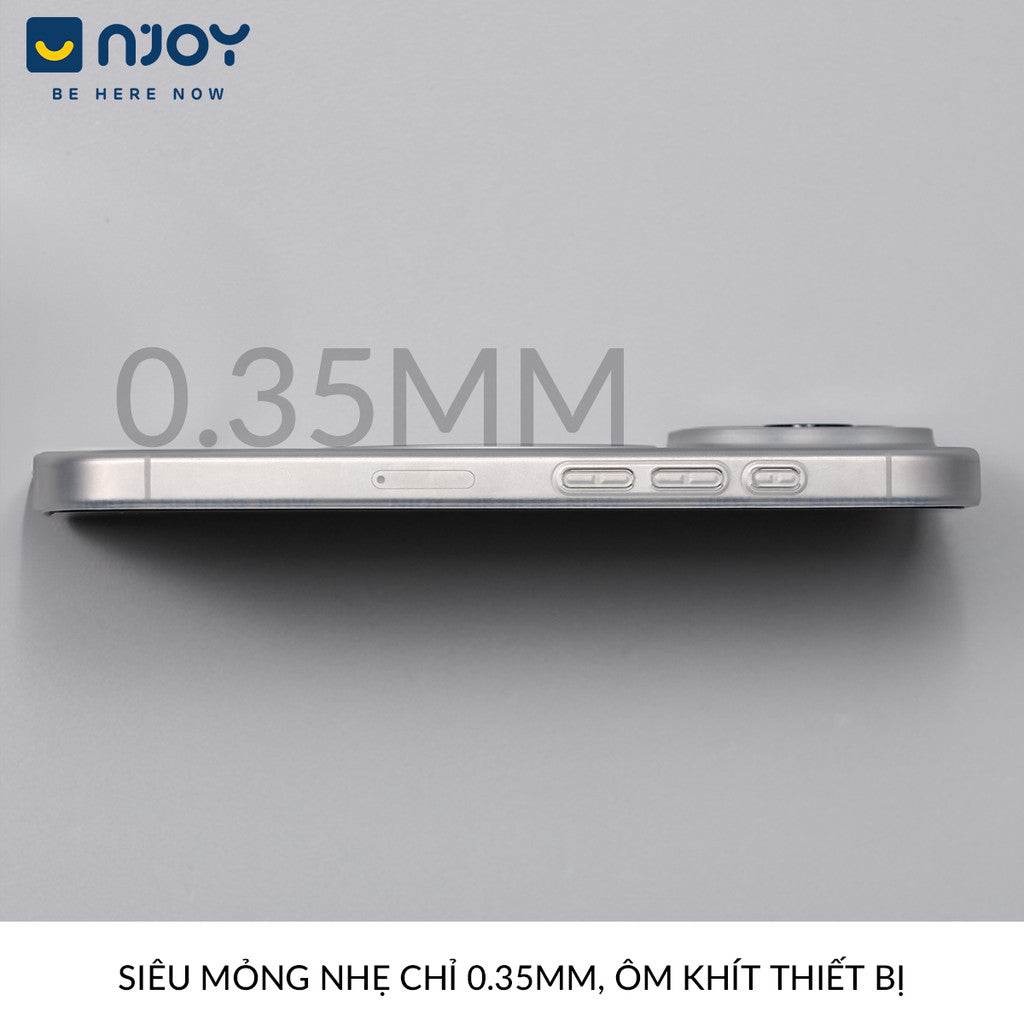 Ốp Nhám Siêu Mỏng SwitchEasy Chống Vân Tay PP Cho iPhone 18 Pro Max 17 16 15