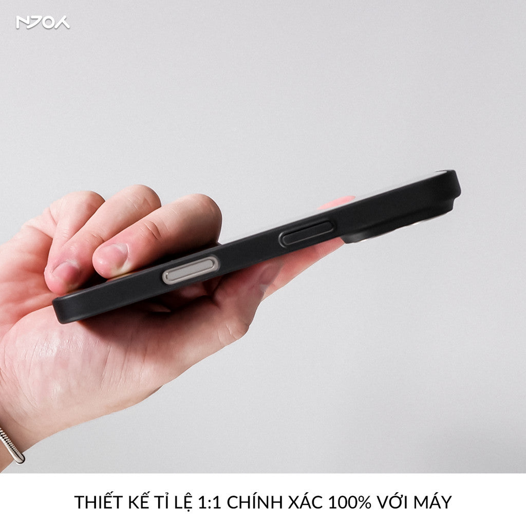 Ốp Nhám Siêu Mỏng Chống Vân Tay Bảo Vệ Camera Cho iPhone 18 Pro Max 17 16 15 14 13 12 11