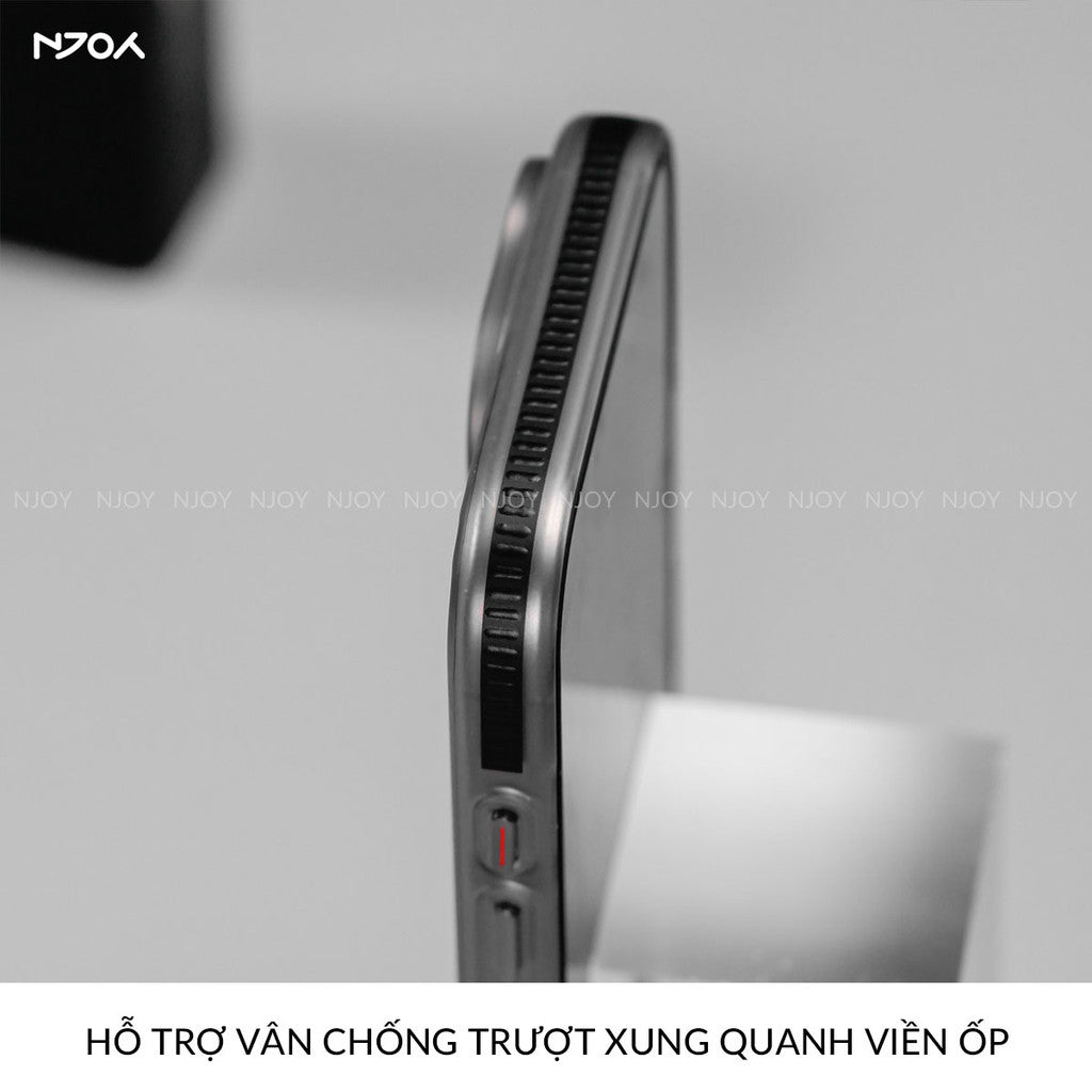 Ốp Magsafe Lưng Nhám Sọc Nổi 3D Cho iPhone 17 Pro Max 16 15 14 13 12