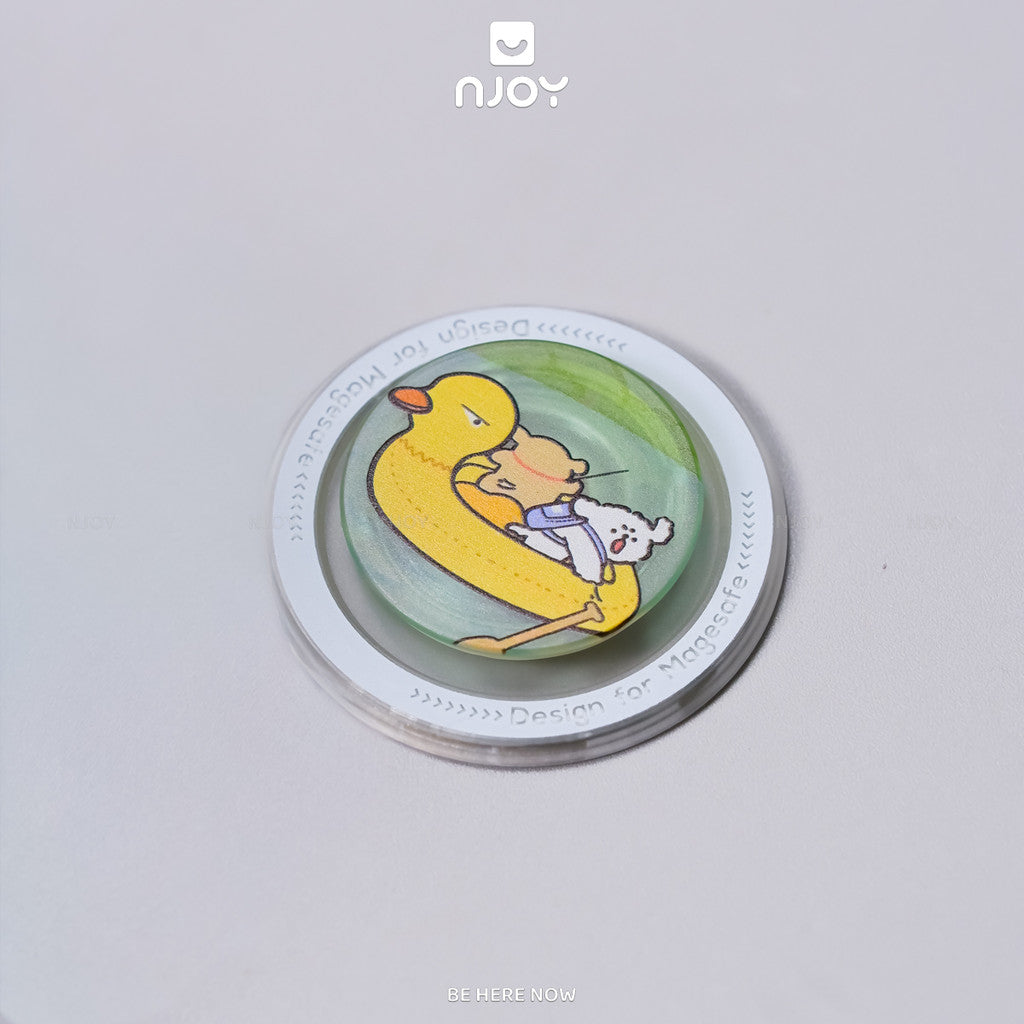 Giá Đỡ Điện Thoại Popsocket In Hình Gấu Dễ Thương Hít Từ Tính Cho Điện Thoại iPhone Samsung Njoyshop