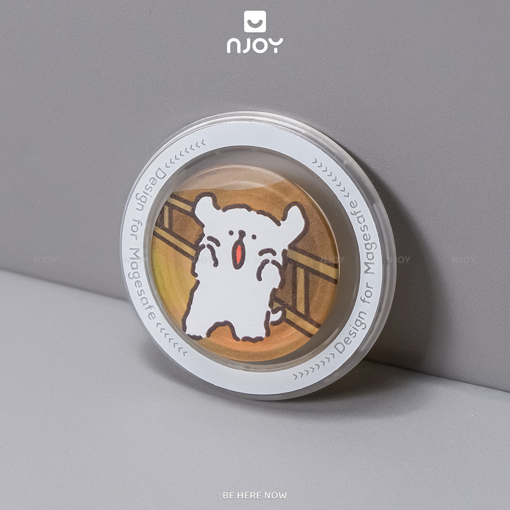 Giá Đỡ Điện Thoại Popsocket In Hình Gấu Dễ Thương Hít Từ Tính Cho Điện Thoại iPhone Samsung Njoyshop