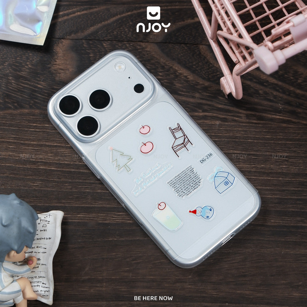 Sticker Nổi 3D Dán Trang Trí Ốp Lưng Điện Thoại iPhone Máy Tính Bảng iPad Laptop Macbook Njoyshop