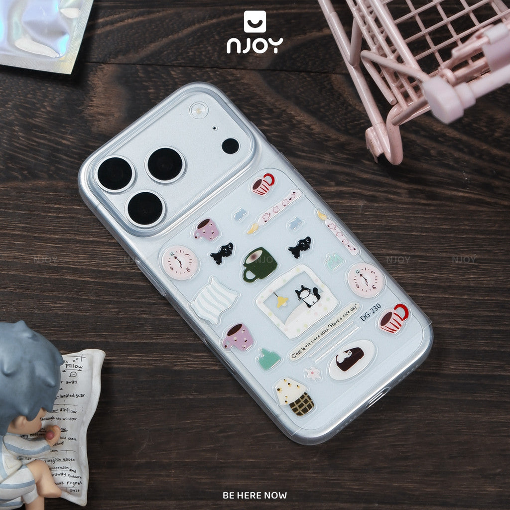 Sticker Nổi 3D Dán Trang Trí Ốp Lưng Điện Thoại iPhone Máy Tính Bảng iPad Laptop Macbook Njoyshop