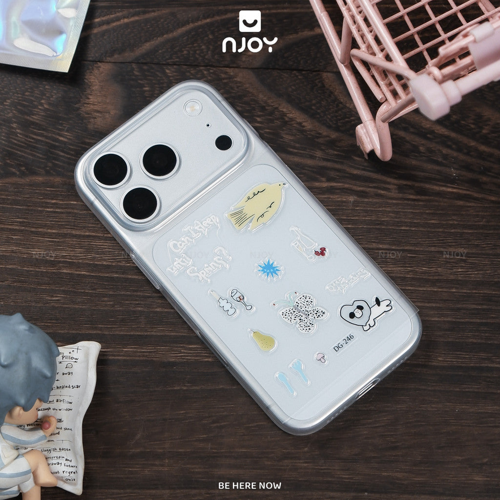 Sticker Nổi 3D Dán Trang Trí Ốp Lưng Điện Thoại iPhone Máy Tính Bảng iPad Laptop Macbook Njoyshop