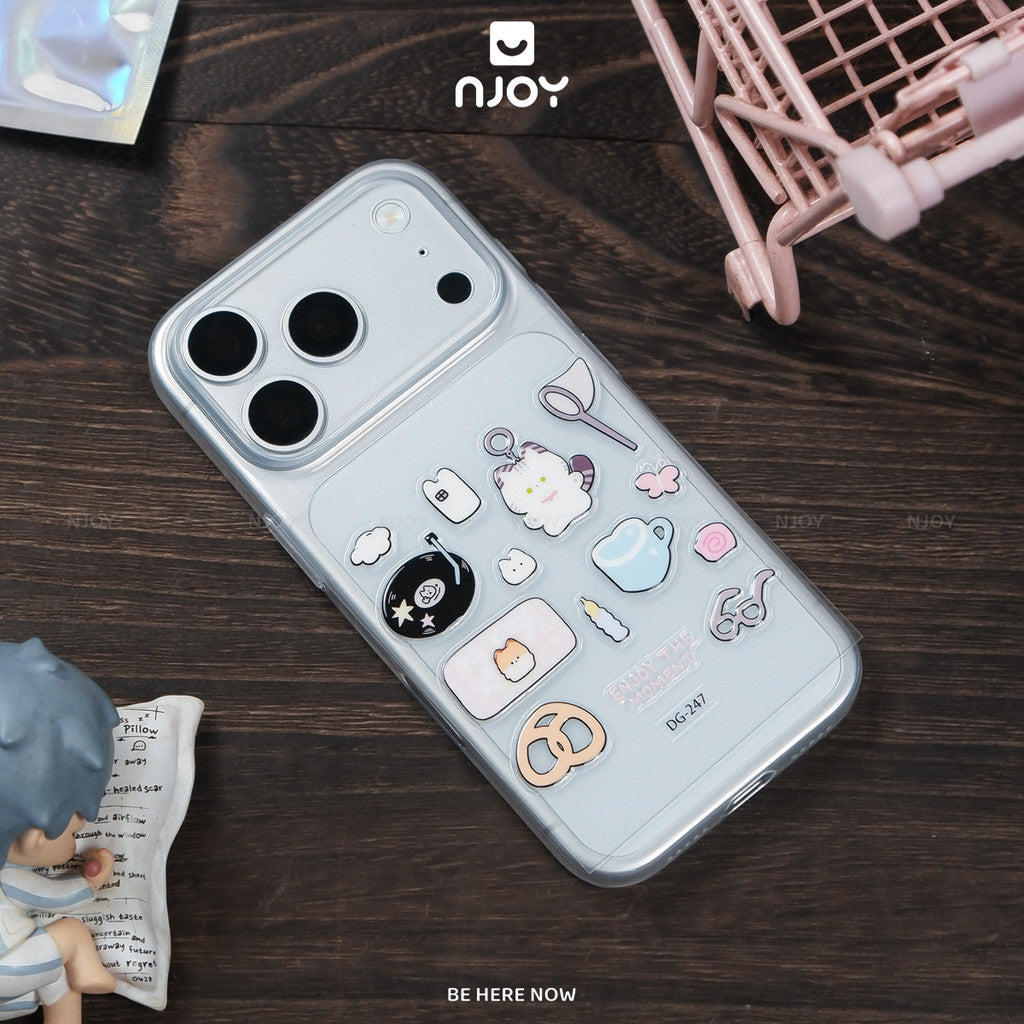 Sticker Nổi 3D Dán Trang Trí Ốp Lưng Điện Thoại iPhone Máy Tính Bảng iPad Laptop Macbook Njoyshop