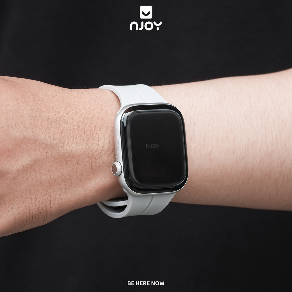 Dây Đeo Silicon Khoá Nam Châm Thay Thế Cho Đồng Hồ Apple Watch Ultra Series S11 10 9 8 7 6 SE 44/45/46/49 38/40/41/42mm