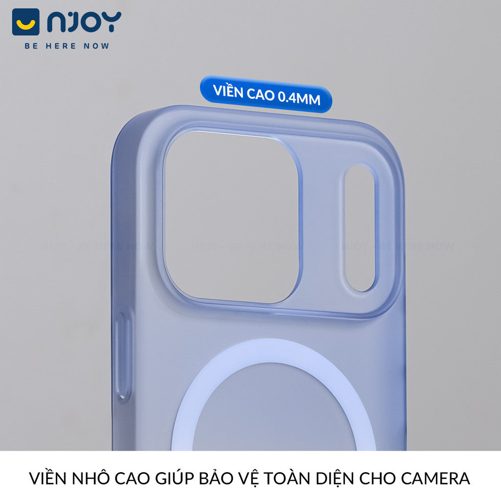 Ốp Siêu Mỏng Nhám Magsafe Màu Gradient Ombre Cho Điện Thoại iPhone 17 Pro Max 16 15 14 13