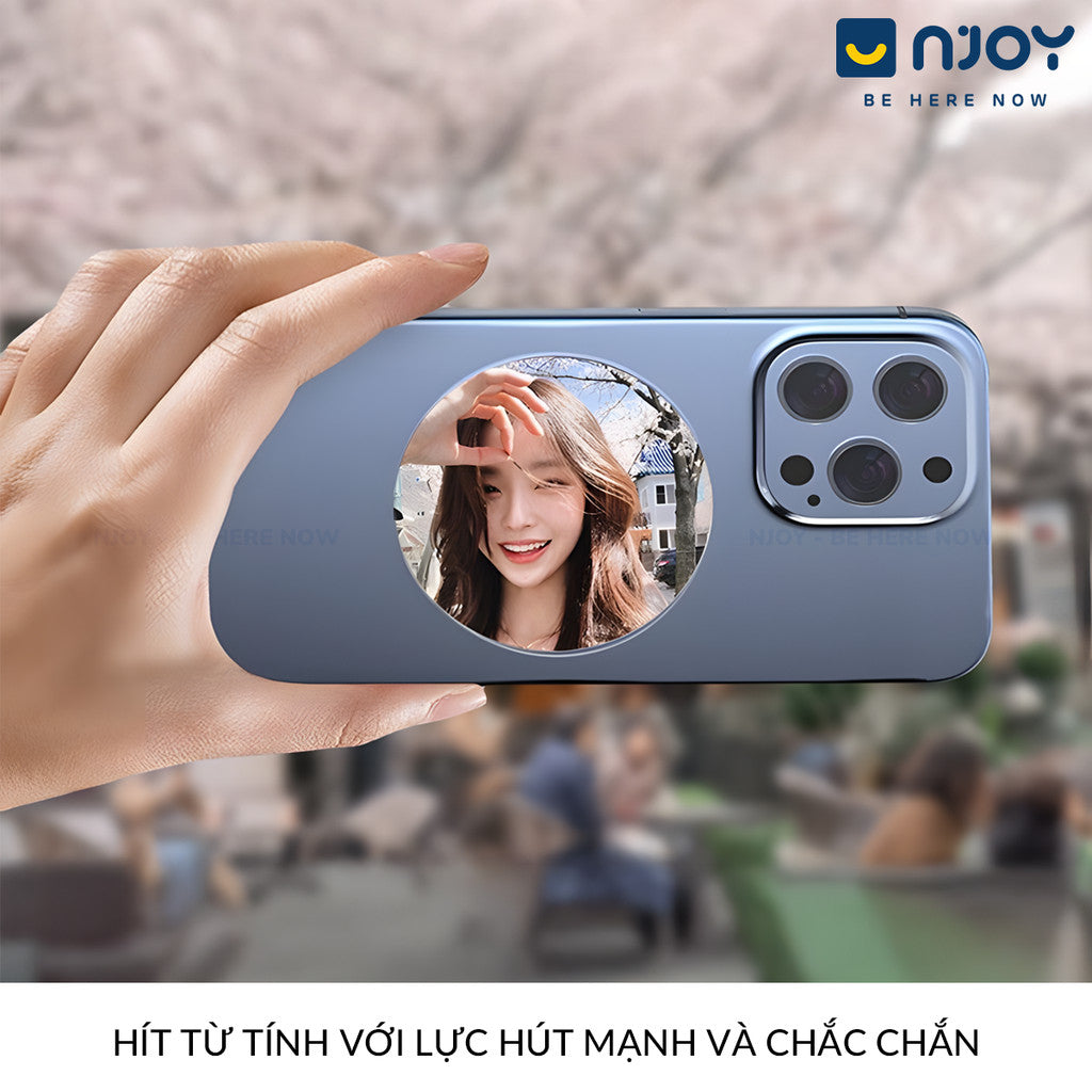 Gương Chụp Ảnh Selfie Camera Sau Hít Magsafe Cho Điện Thoại iPhone 17 Pro Max 16 15 14 13 12