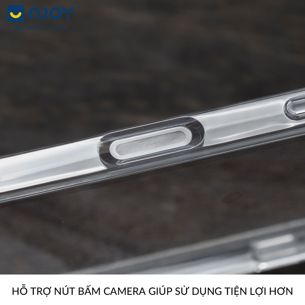 Ốp Trong Suốt Chống Sốc Bảo Vệ Camera Có Nút AI Cho Điện Thoại iPhone 17 Pro Max 16 15 14 13