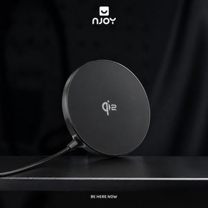 Đế Sạc Không Dây Chuẩn Qi2 Sạc Nhanh 15W Cho Điện Thoại iPhone 17 Pro Max 16 15 14 13 Airpods