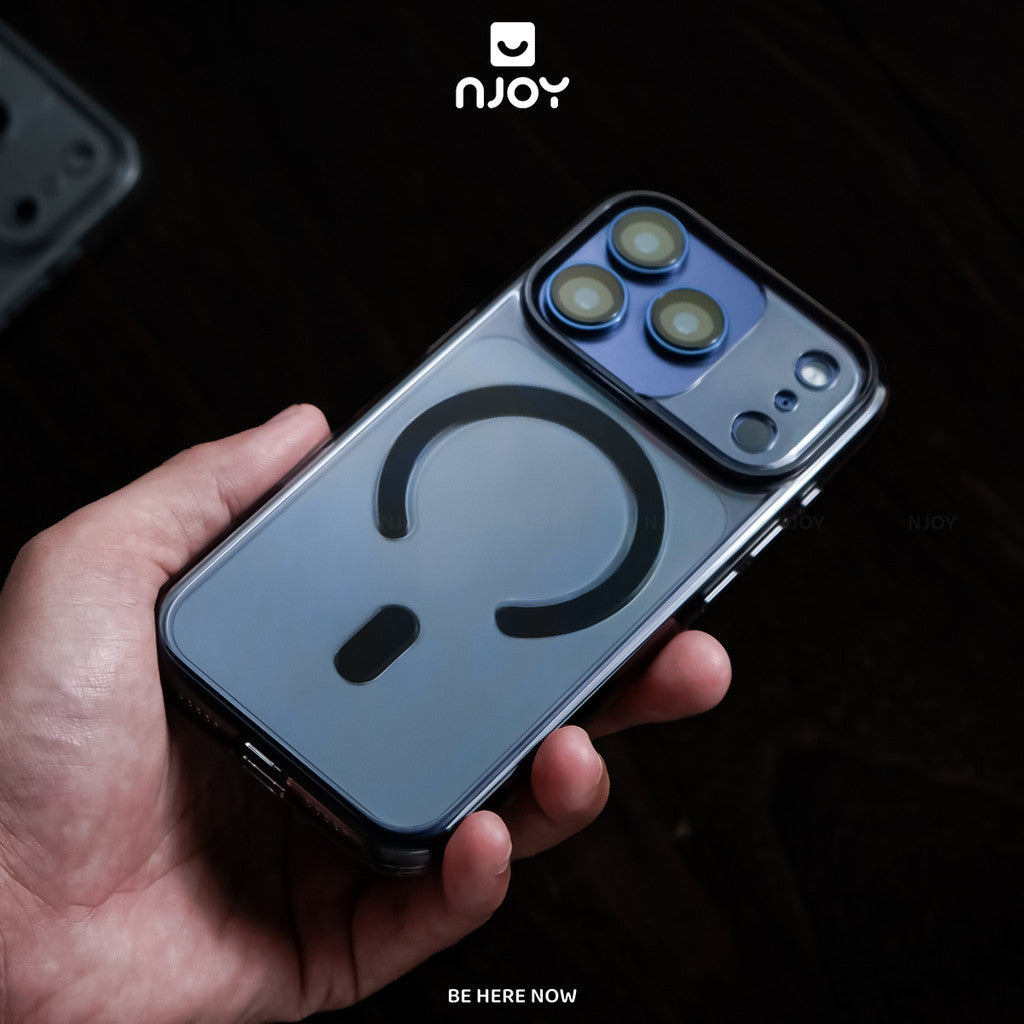 Ốp Trong Suốt Chống Sốc Nhựa Cứng Không Ố Vàng Nút Bấm Kim Loại Cho Điện Thoại iPhone 17 Pro Max