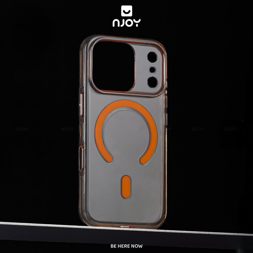 Ốp Trong Suốt Chống Sốc Nhựa Cứng Không Ố Vàng Nút Bấm Kim Loại Cho Điện Thoại iPhone 17 Pro Max