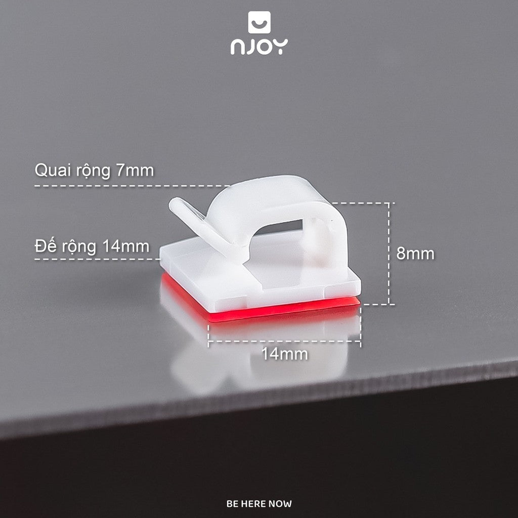 Nẹp Cố Định Dây Tidy Mini Bản Nhỏ Có Keo Dán Sẵn Khóa Cài Giữ Gọn Dây Sạc Dây Tai Nghe Dây Cáp