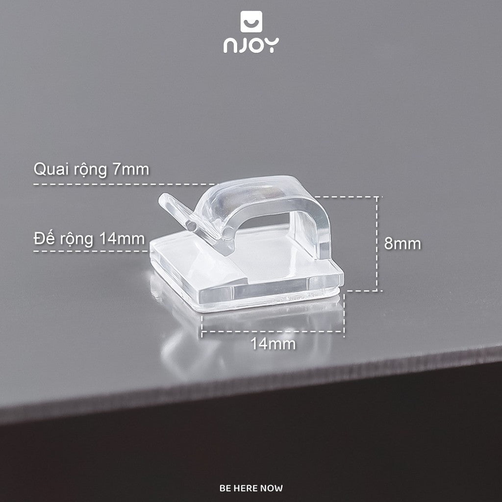 Nẹp Cố Định Dây Tidy Mini Bản Nhỏ Có Keo Dán Sẵn Khóa Cài Giữ Gọn Dây Sạc Dây Tai Nghe Dây Cáp