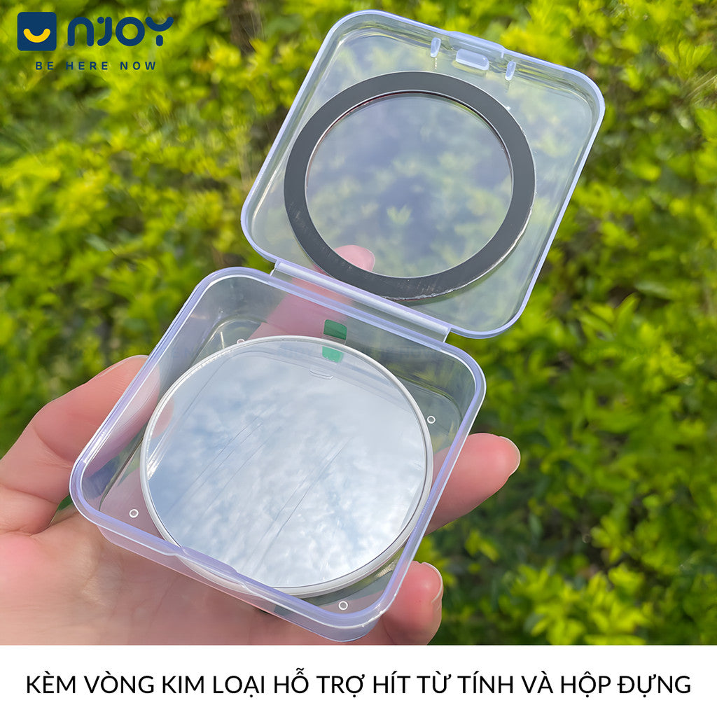 Gương Chụp Ảnh Selfie Camera Sau Hít Magsafe Cho Điện Thoại iPhone 17 Pro Max 16 15 14 13 12