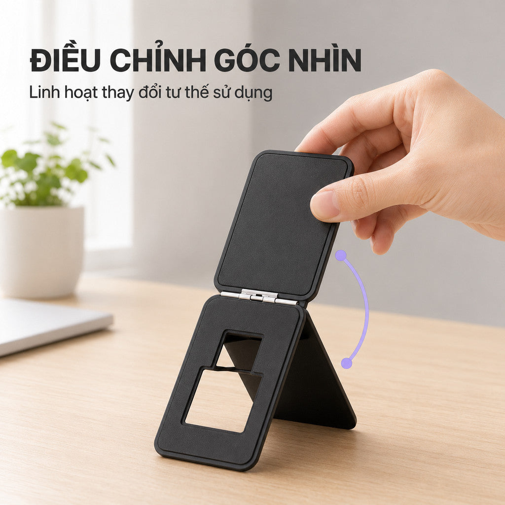Ví Đựng Thẻ Magsafe Tích Hợp Giá Đỡ Siêu Mỏng Cho Điện Thoại iPhone 17 Pro Max 16 15 14 13