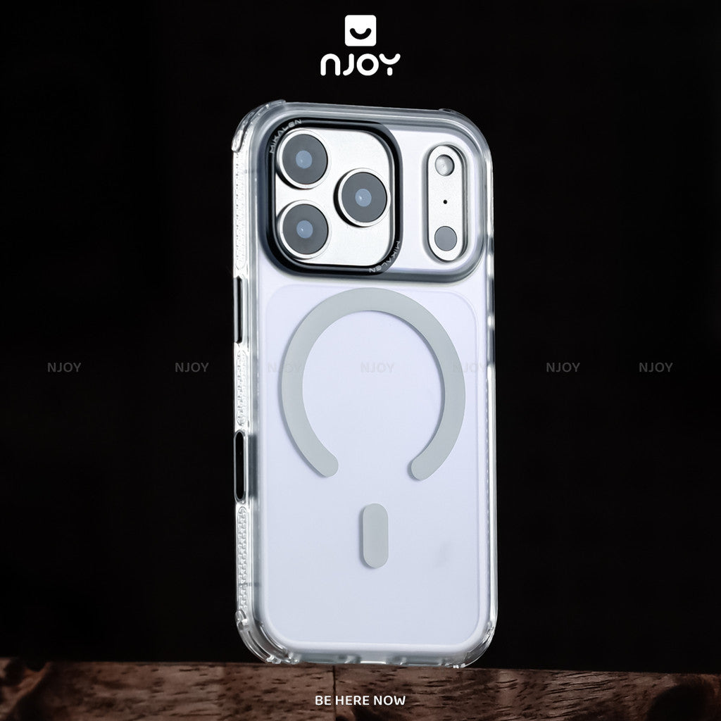 Ốp Nhám Mờ Phản Quang Chống Sốc Cao Cấp Bảo Vệ Camera Cho Điện Thoại iPhone 17 Pro Max 16 15 14 Njoy