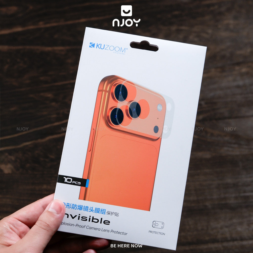 Miếng Dán PPF Kuzoom InvisibleShield Chống Trầy Cho Mặt Lưng Và Camera iPhone 18 Pro Max 17