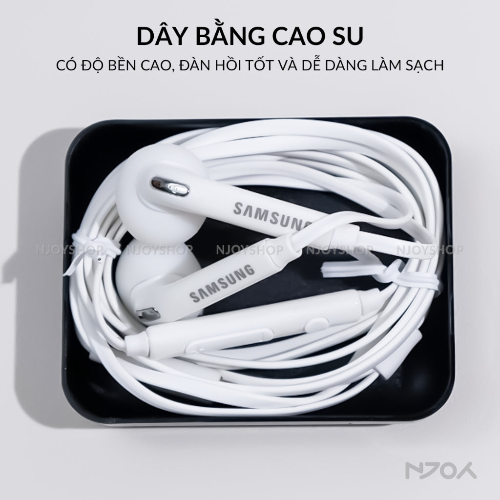 Tai Nghe Nhét Tai S7 Chân Tròn 3.5mm In-ear Tương Thích Với iPhone Samsung Oppo Xiaomi Njoyshop