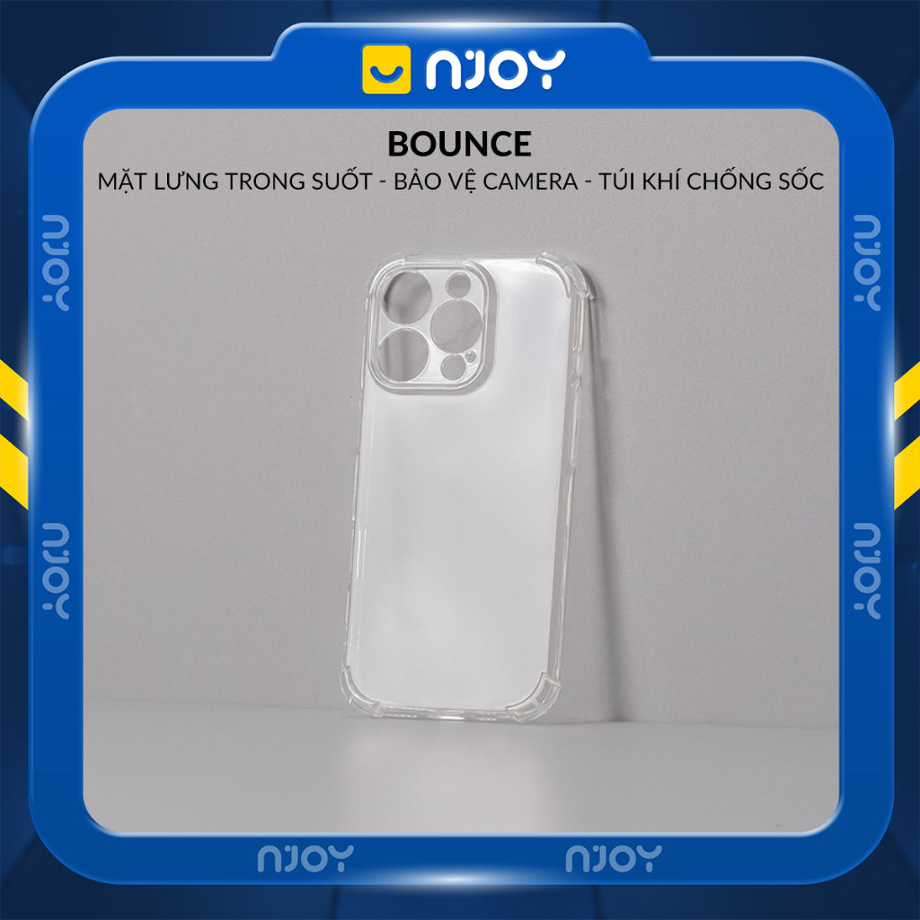 Ốp Chống Sốc Trong Suốt Bảo Vệ Camera Cho Điện Thoại iPhone 16 Pro Max 15 14 13 12 11 Njoyshop