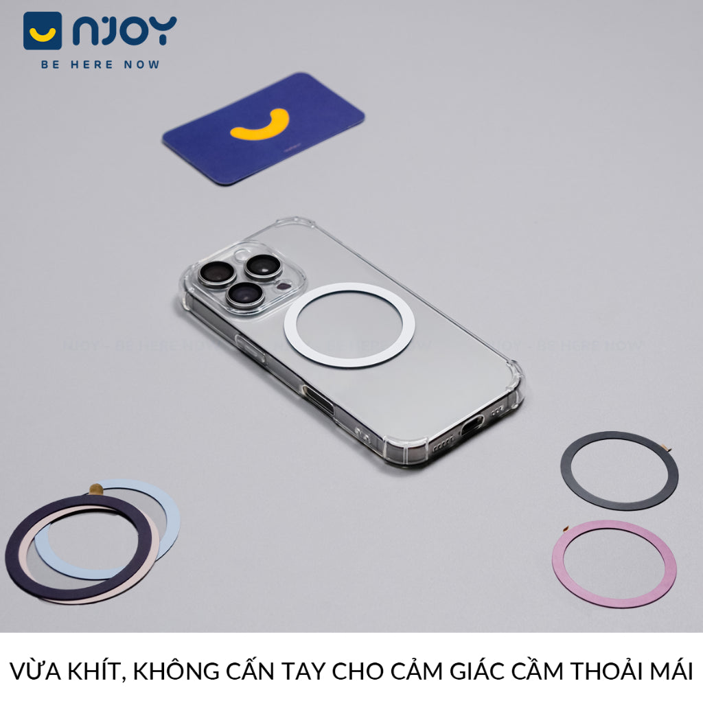 Vòng Hỗ Trợ Sạc Không Dây Magsafe Keo 3M Cho Điện Thoại iPhone 16 Pro Max 15 14 13 12 11 X Xsmax