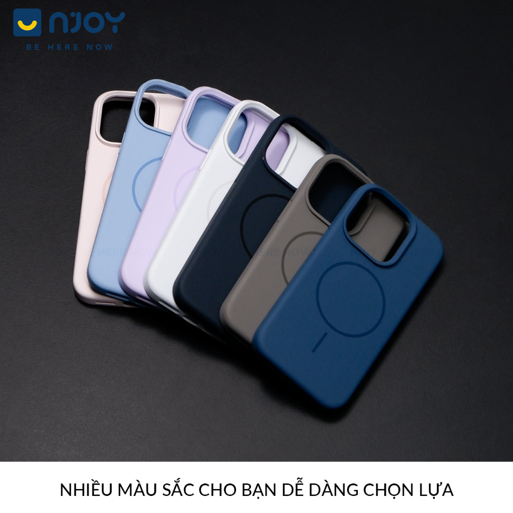 Ốp Chống Bẩn Hỗ Trợ Sạc Không Dây Từ Tính Lót Nhung Cho Điện Thoại iPhone 16 Pro Max 15 14 13