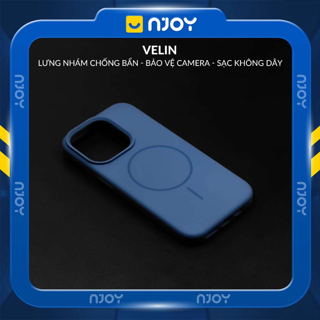 Ốp Chống Bẩn Hỗ Trợ Sạc Không Dây Từ Tính Lót Nhung Cho Điện Thoại iPhone 16 Pro Max 15 14 13