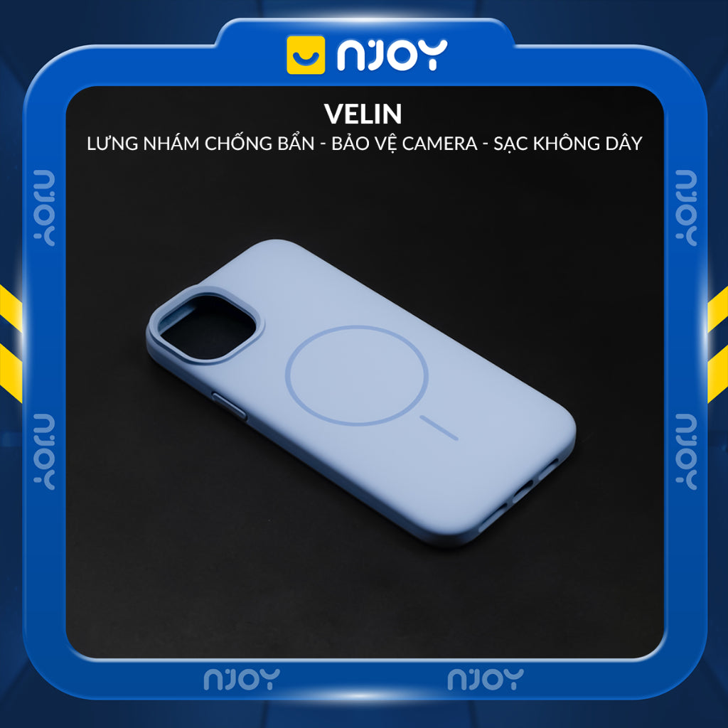 Ốp Chống Bẩn Hỗ Trợ Sạc Không Dây Từ Tính Lót Nhung Cho Điện Thoại iPhone 16 Pro Max 15 14 13