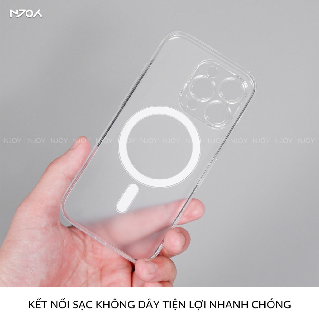 Ốp Magsafe Lưng Nhám Chống Vân Tay Bảo Vệ Camera Cho iPhone 17 Pro Max 16 15 14 13