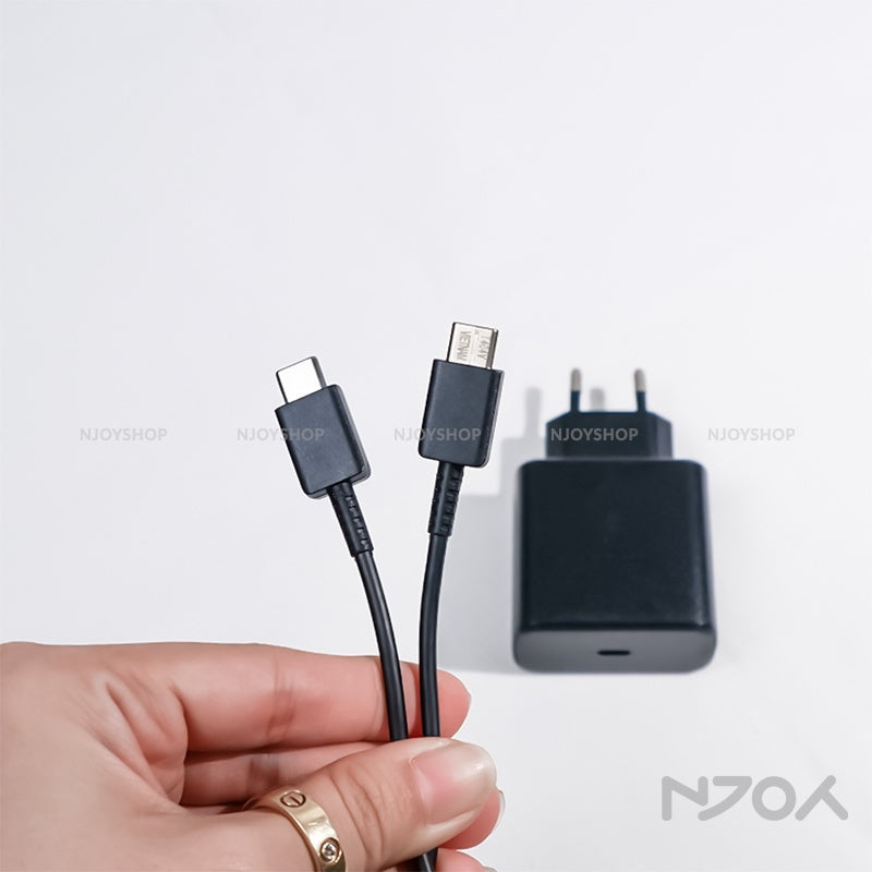 Bộ sạc nhanh 45w Samsung chân cắm Type C Cho Điện Thoại Android Njoyshop