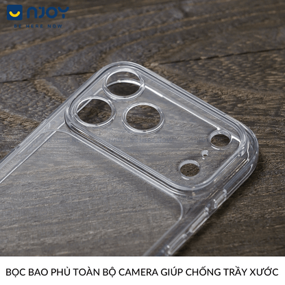Ốp Trong Suốt Likgus Bảo Vệ Camera Chống Sốc Cho iPhone 17 Pro Max 16 15 14 13 12 11