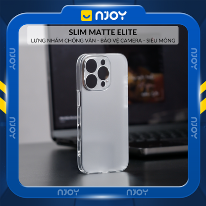 Ốp Siêu Mỏng Nhám Chống Vân Tay Chất Liệu PC Chống Ố Vàng Cho Điện Thoại iPhone 17 Pro Max 16 15 14 13