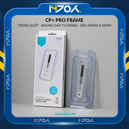 Kính Cường Lực Nillkin Trong Suốt Khung Tự Dán Cho iPhone 17 Pro Max 16 15 14 13 12 11