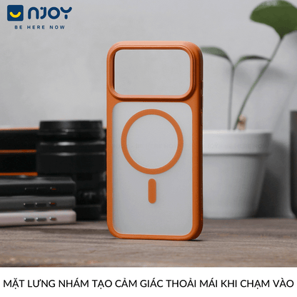 Ốp Hỗ Trợ Sạc Không Dây Likgus Lưng Nhám Chống Bẩn Cho iPhone 17 Pro Max 16 Pro Max 15 14 13 Njoyshop