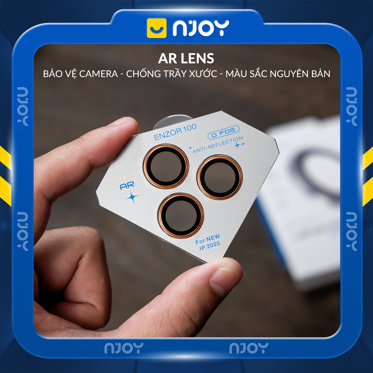 Cường Lực Camera Kuzoom AR Chống Trầy Cho iPhone 17 Pro Max 16 15 14 13 12 11