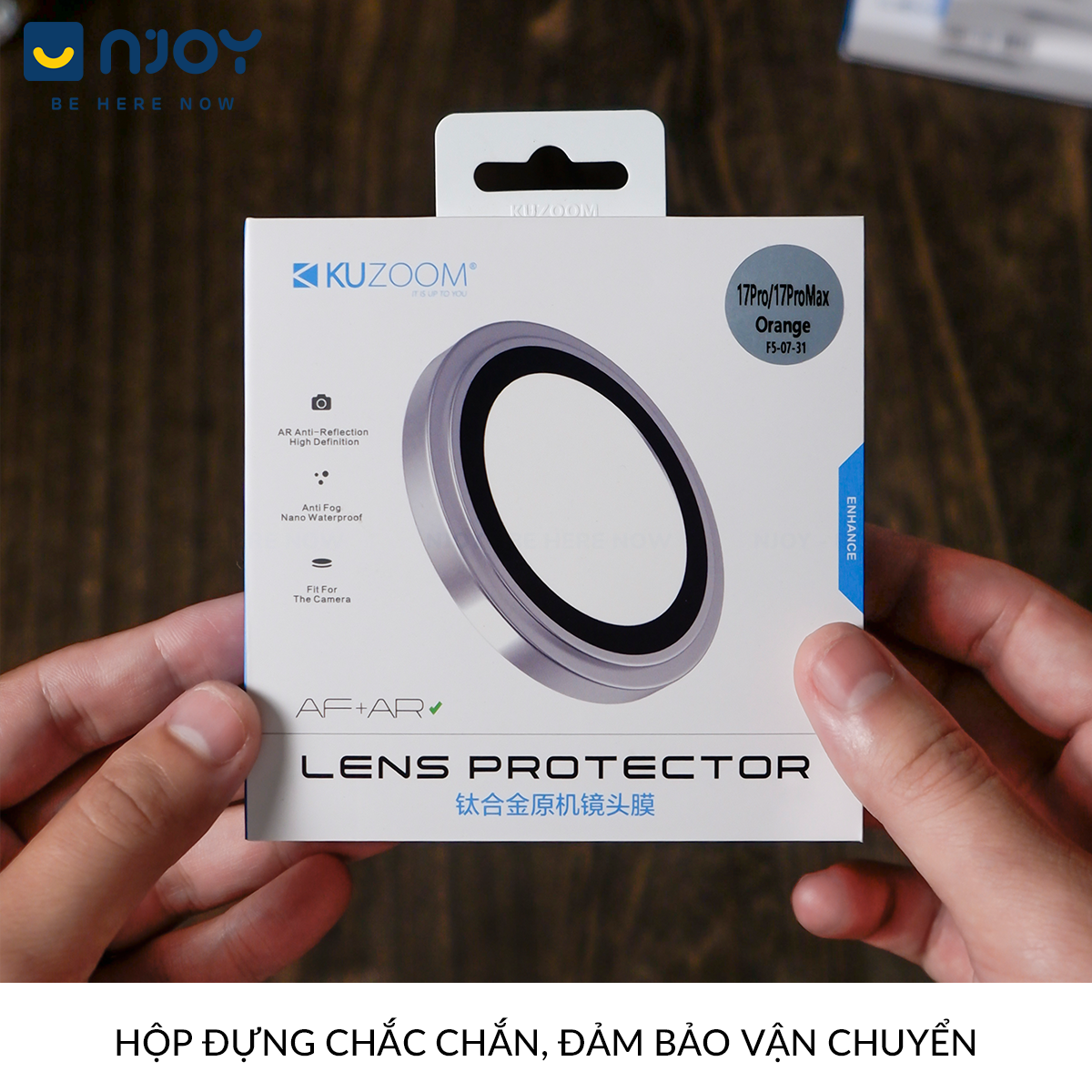 Cường Lực Camera Kuzoom AR Chống Trầy Cho iPhone 17 Pro Max 16 15 14 13 12 11