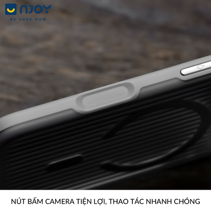 Ốp Lưng Nhám Chống Vân Tay Hỗ Trợ Sạc Không Dây Từ Tính Cho iPhone 17 Pro Max 16 15 14 13 12