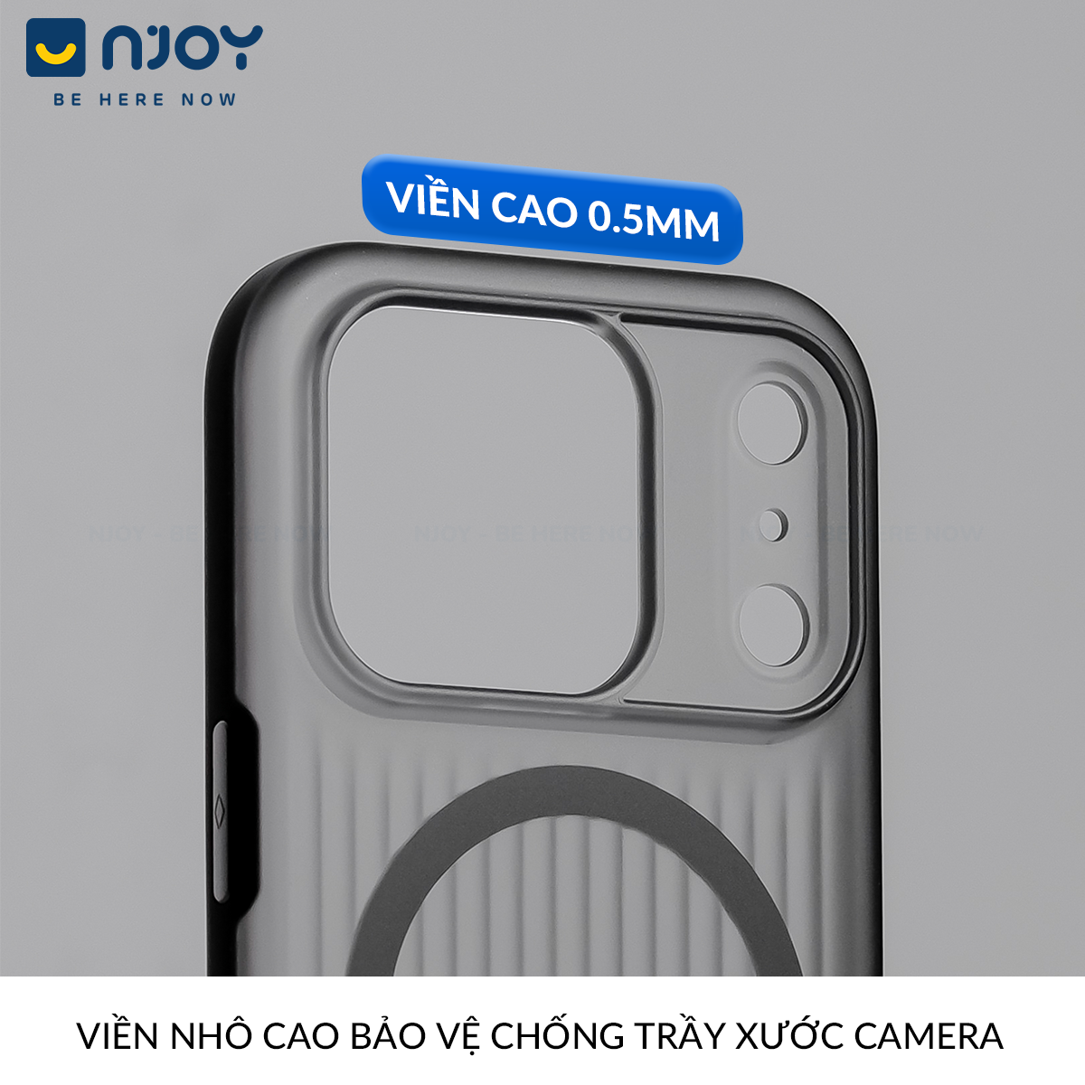 Ốp Lưng Nhám Chống Vân Tay Hỗ Trợ Sạc Không Dây Từ Tính Cho iPhone 17 Pro Max 16 15 14 13 12