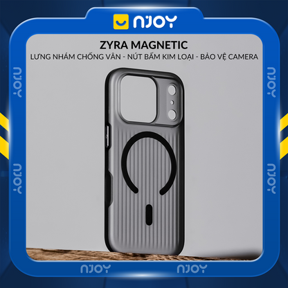 Ốp Lưng Nhám Chống Vân Tay Hỗ Trợ Sạc Không Dây Từ Tính Cho iPhone 17 Pro Max 16 15 14 13 12