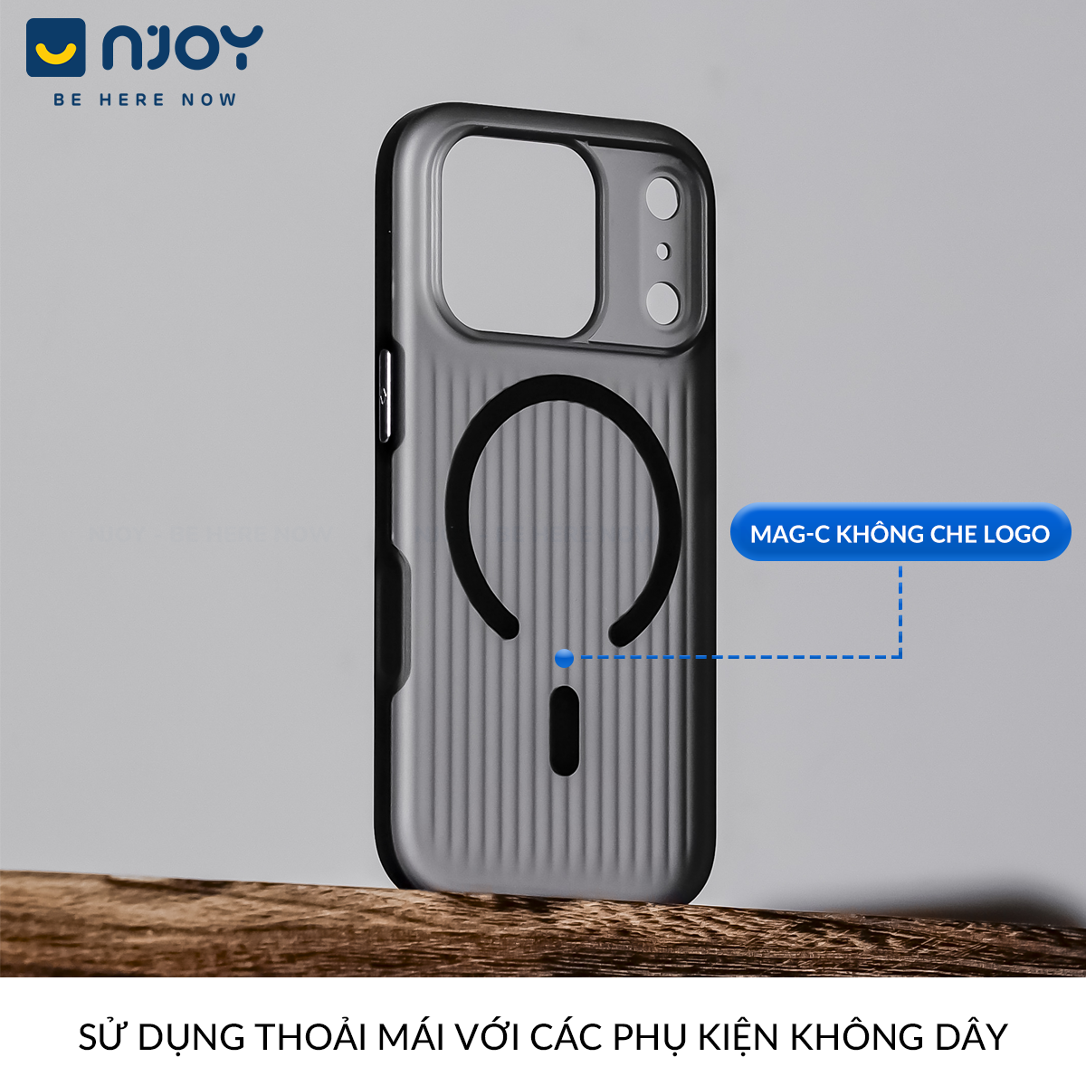 Ốp Lưng Nhám Chống Vân Tay Hỗ Trợ Sạc Không Dây Từ Tính Cho iPhone 17 Pro Max 16 15 14 13 12