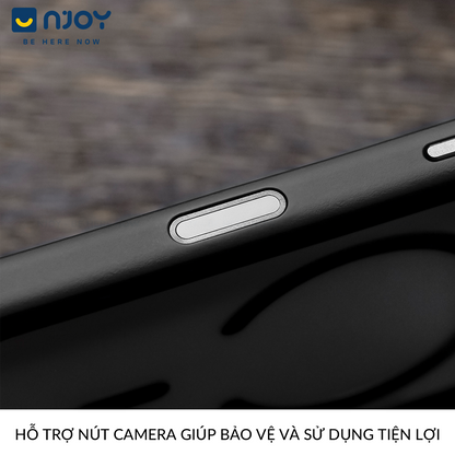Ốp Nhám Hỗ Trợ Sạc Không Dây Từ Tính Nút Bấm AI Camera Cao Cấp Cho Điện Thoại iPhone 17 Pro Max 16