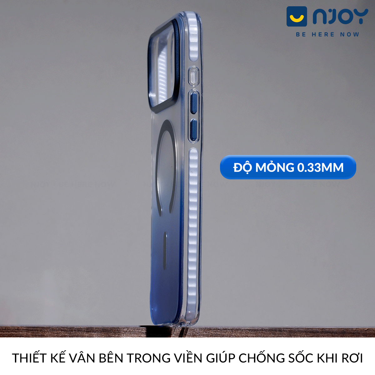 Ốp Magsafe Lưng Nhám Đổi Màu Gradient Ombre Cho iPhone 17 Pro Max 16 15 14 13