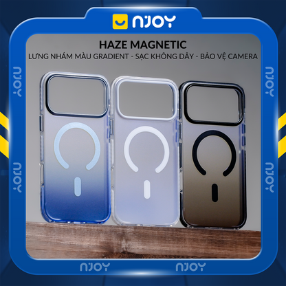 Ốp Magsafe Lưng Nhám Đổi Màu Gradient Ombre Cho iPhone 17 Pro Max 16 15 14 13