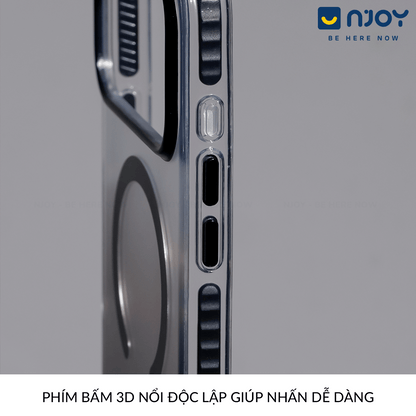 Ốp Magsafe Lưng Nhám Đổi Màu Gradient Ombre Cho iPhone 17 Pro Max 16 15 14 13