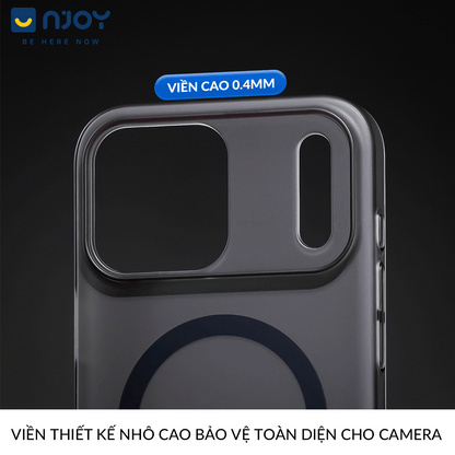 Ốp Magsafe Siêu Mỏng Nhám Mờ Chống Vân Tay Cho iPhone 12 13 14 15 16 17 Pro Max