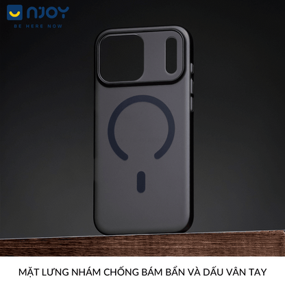 Ốp Magsafe Siêu Mỏng Nhám Mờ Chống Vân Tay Cho iPhone 12 13 14 15 16 17 Pro Max