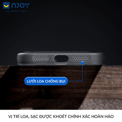 Ốp Magsafe Siêu Mỏng Nhám Mờ Chống Vân Tay Cho iPhone 12 13 14 15 16 17 Pro Max