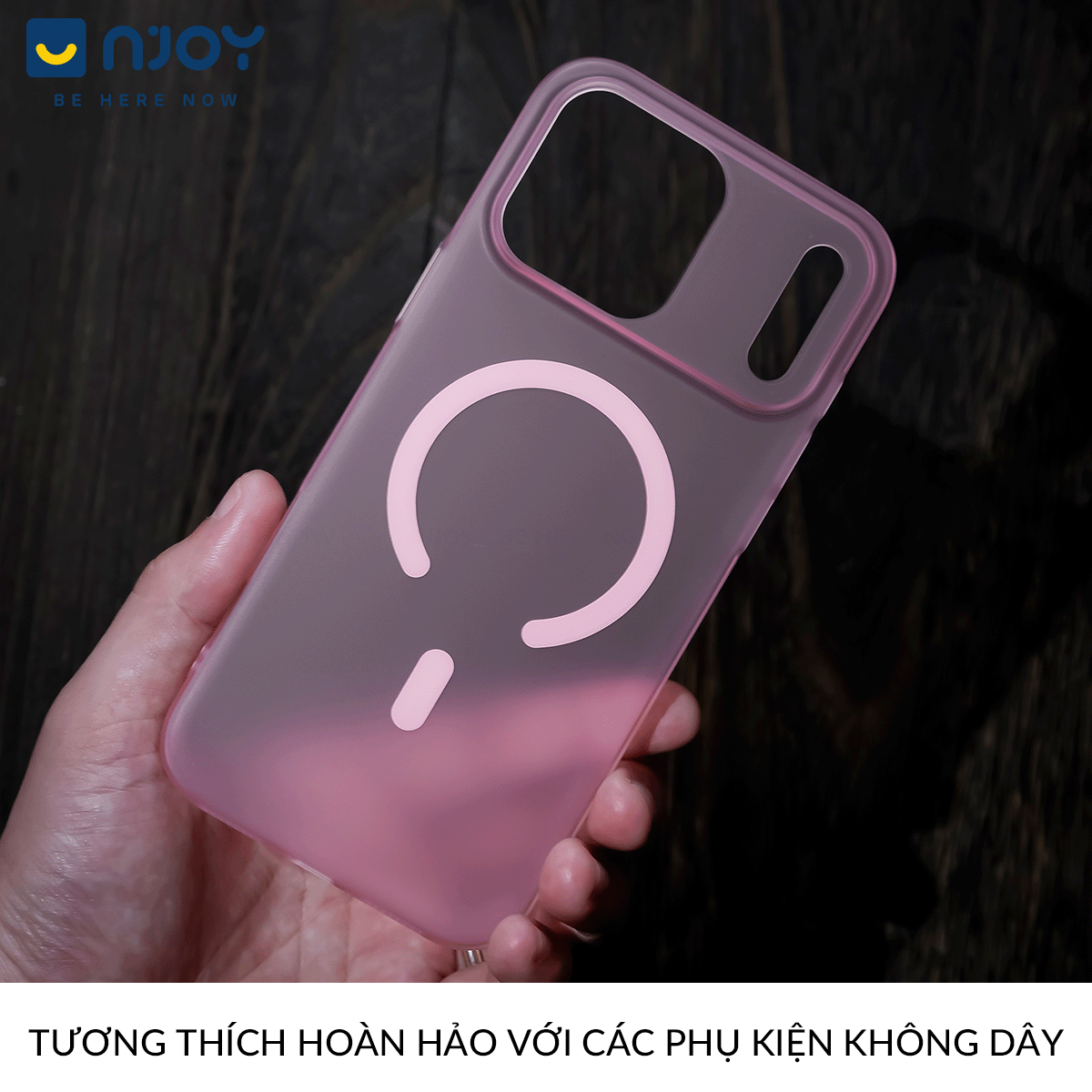 Ốp Magsafe Siêu Mỏng Nhám Mờ Chống Vân Tay Cho iPhone 12 13 14 15 16 17 Pro Max