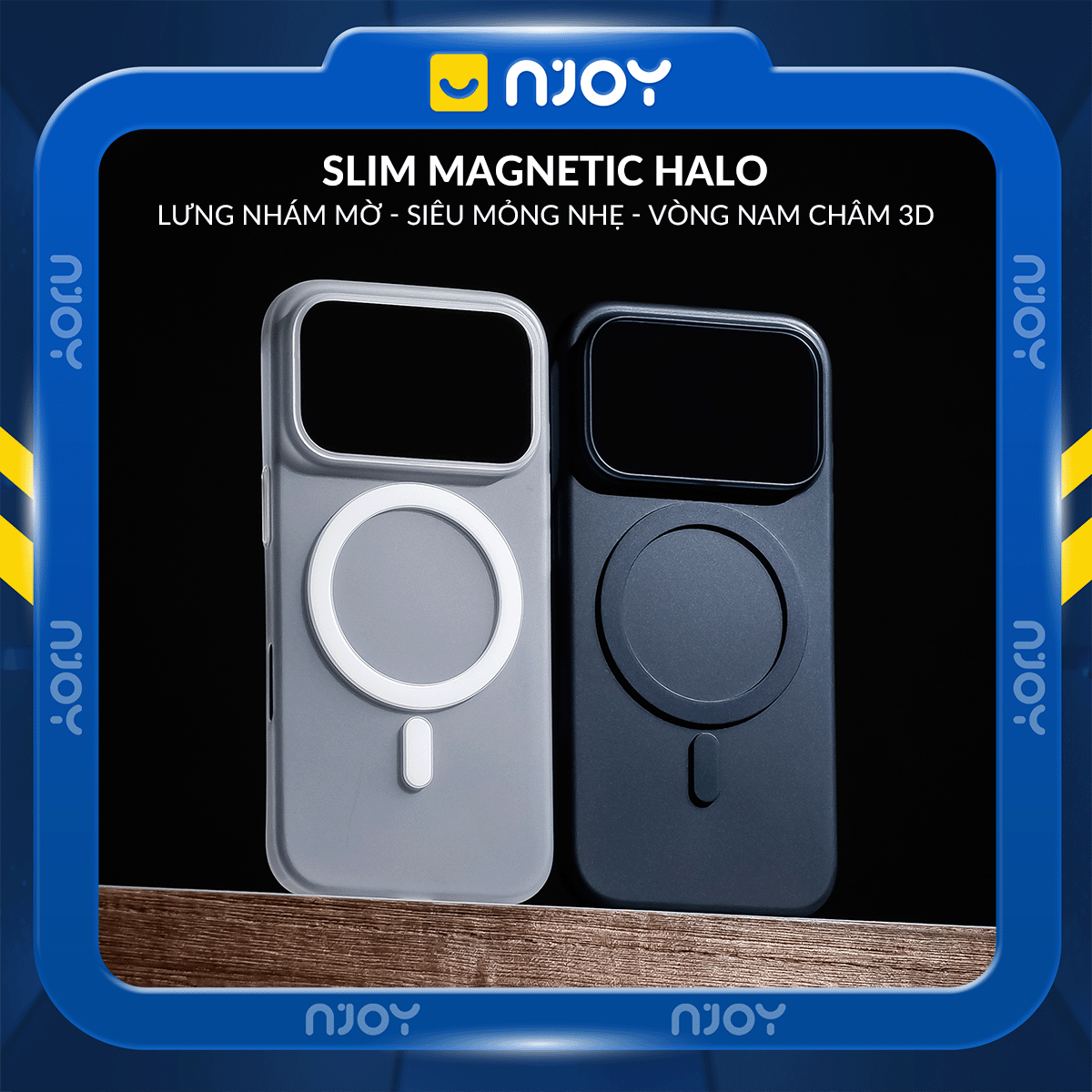 Ốp Siêu Mỏng Magsafe Nổi 3d Nhám Mờ Chống Vân Tay Cho Điện Thoại iPhone 17 Pro Max 16 15 14 13