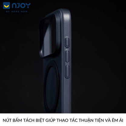 Ốp Siêu Mỏng Magsafe Nổi 3d Nhám Mờ Chống Vân Tay Cho Điện Thoại iPhone 17 Pro Max 16 15 14 13